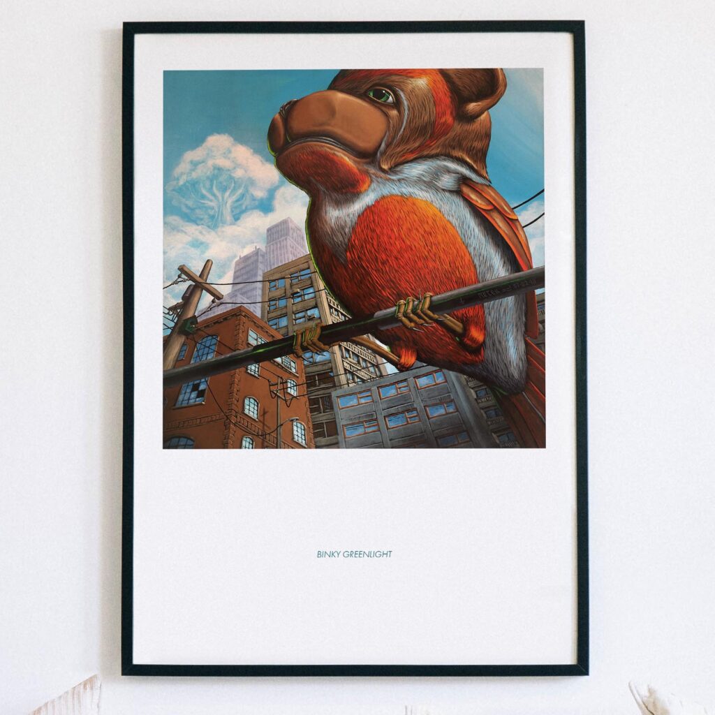 Art Print - Binky "Green light"