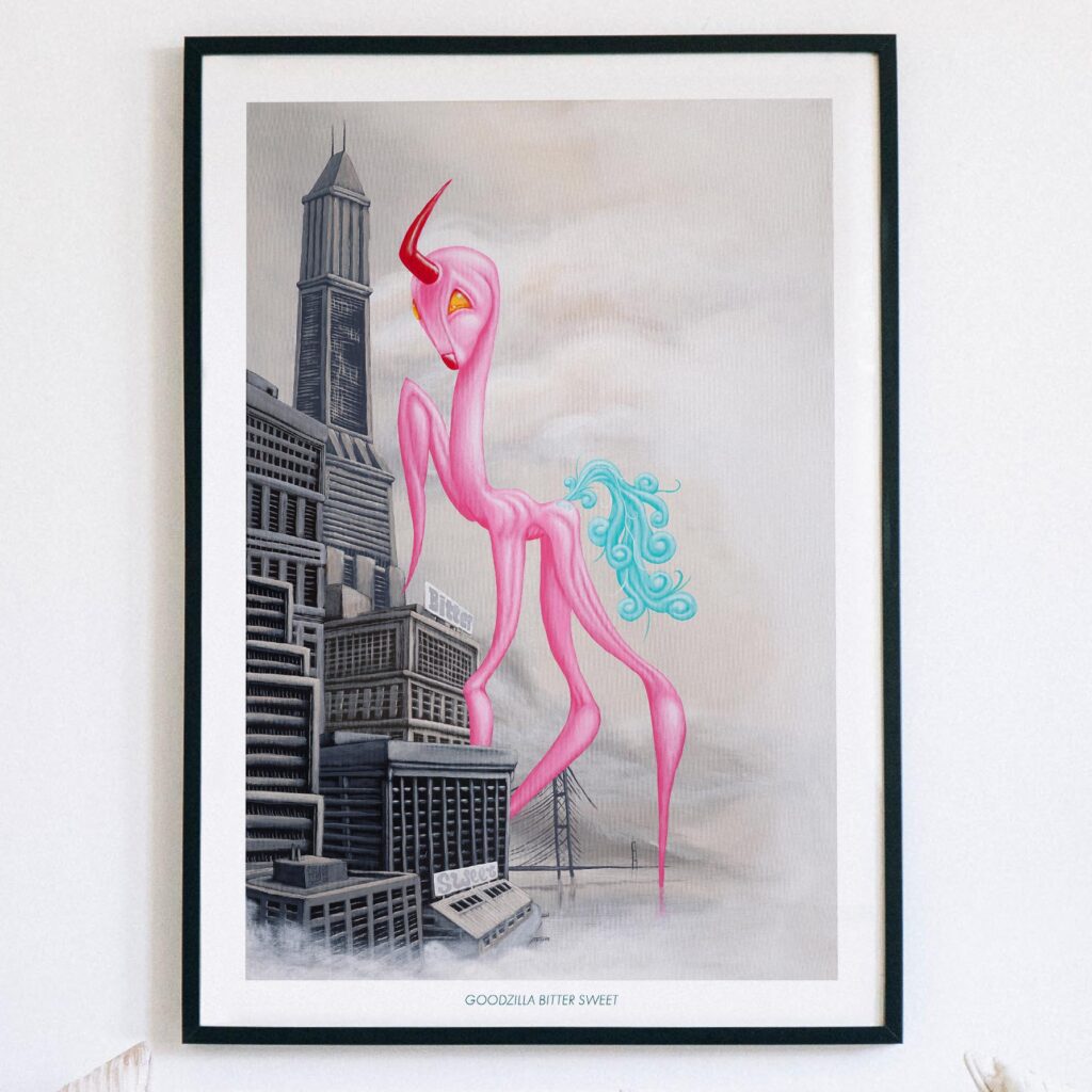 Art Print - Goodzilla "Bitter Sweet"