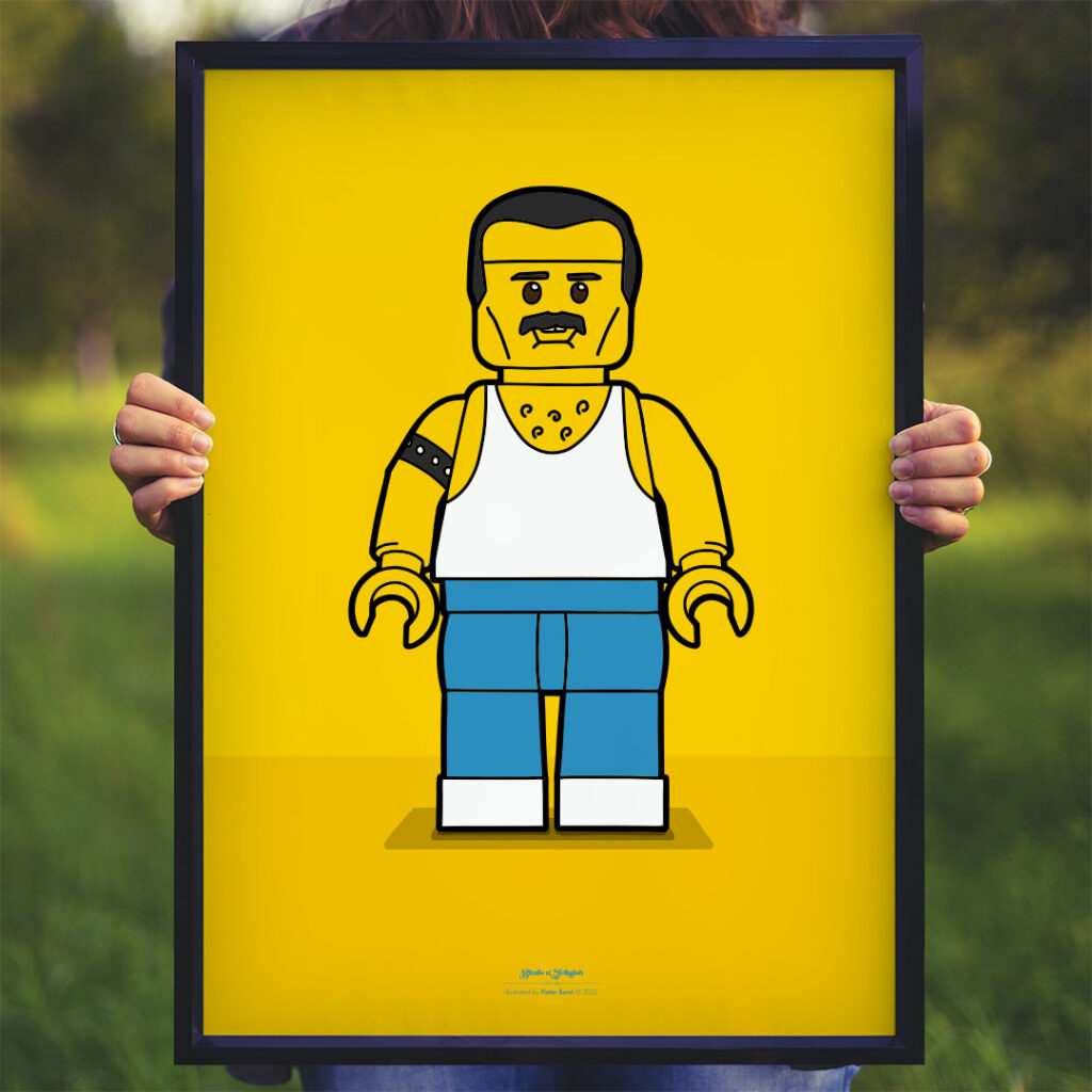 Poster YellowBastard – Freddie Mercury
