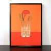 Poster Yellowbastard Ziggy Stardust gold edition David Bowie