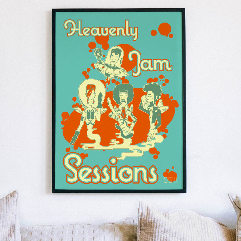 Poster Heavenly Jam Sessions