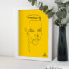 Lijnportret Grace Jones