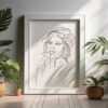 Lijnportret Amy Winehouse - Afbeelding 4
