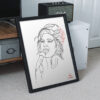 Lijnportret Amy Winehouse - Afbeelding 6