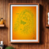 Lijnportret Bob Marley - Colour - Afbeelding 2